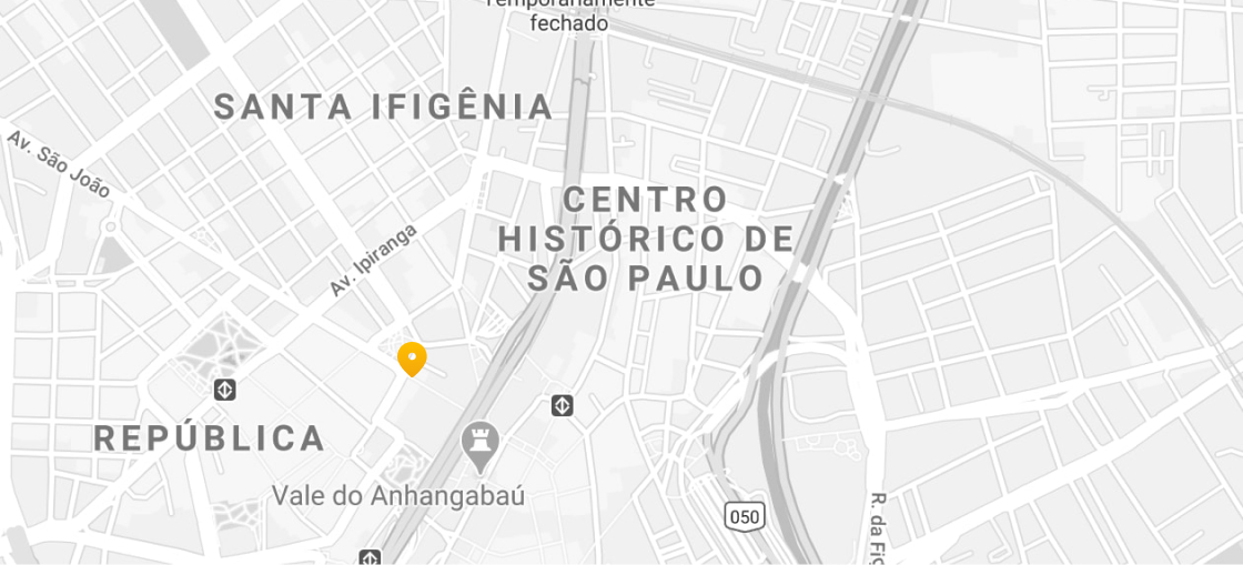 mapa marcando o endereço em Rua Ali Perto 25 - São Paulo - SP